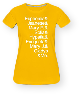 MathGals Yellow Tshirt
